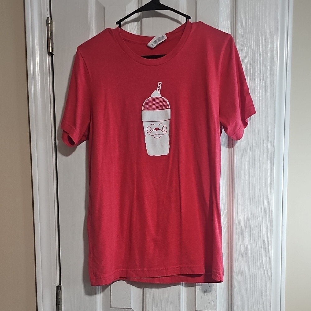 Santa Milkshake Red T-Shirt Chick-fil-A
